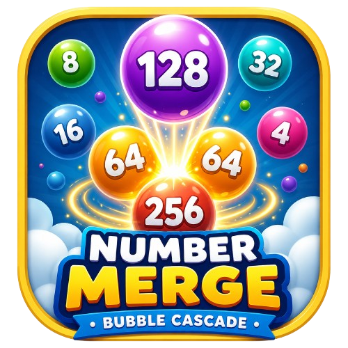 Number Merge: Bubble Cascade