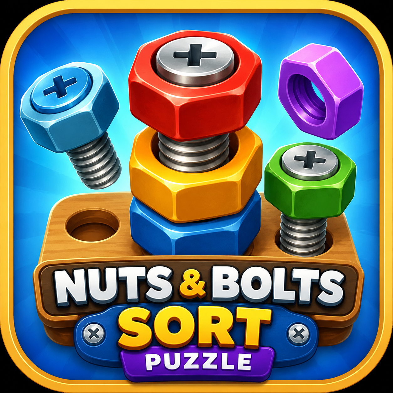Nuts & Bolts Sort Puzzle